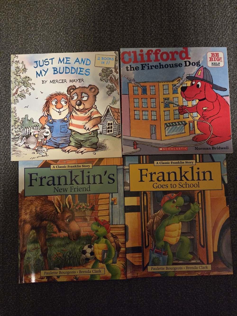 Little Critter, Clifford, & Franklin Children's Book Set
